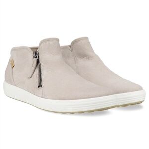 ECCO Women's Soft 7 Low Ankle Boot Grey Rose Size 10